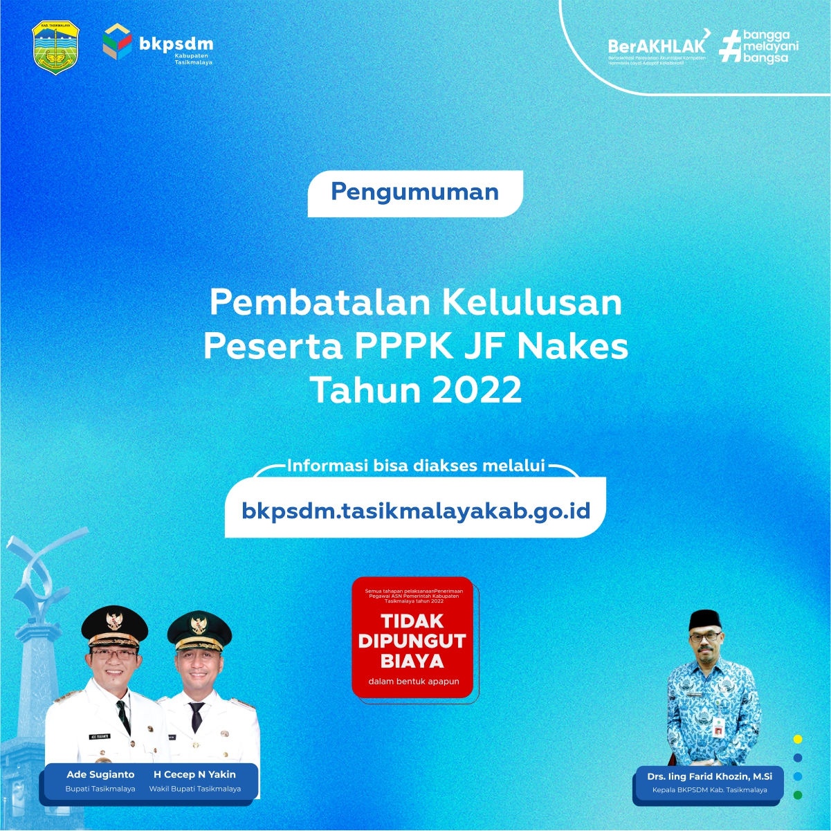 Pengumuman Pembatalan Kelulusan Peserta PPPK Nakes 2022 – BKPSDM