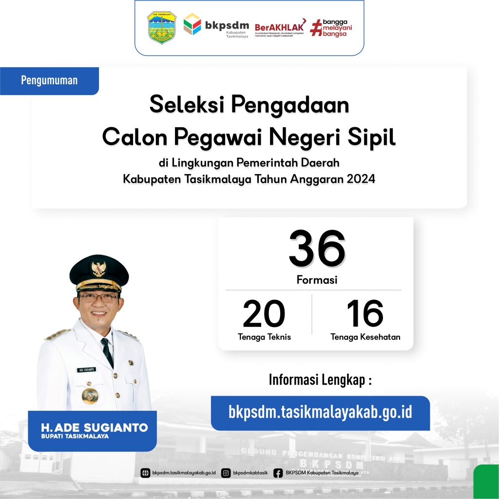 Pengumuman Pengadaan CPNS Di Lingkungan Pemerintah Daerah Kabupaten ...